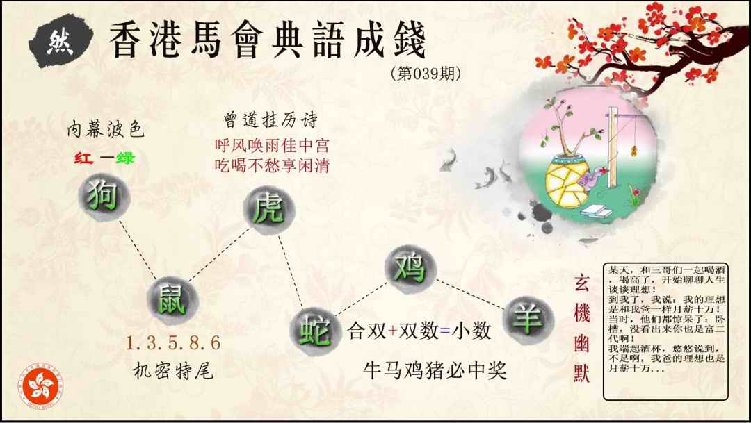 039期典语成钱[图]